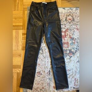 Abercrombie skinny leather pant